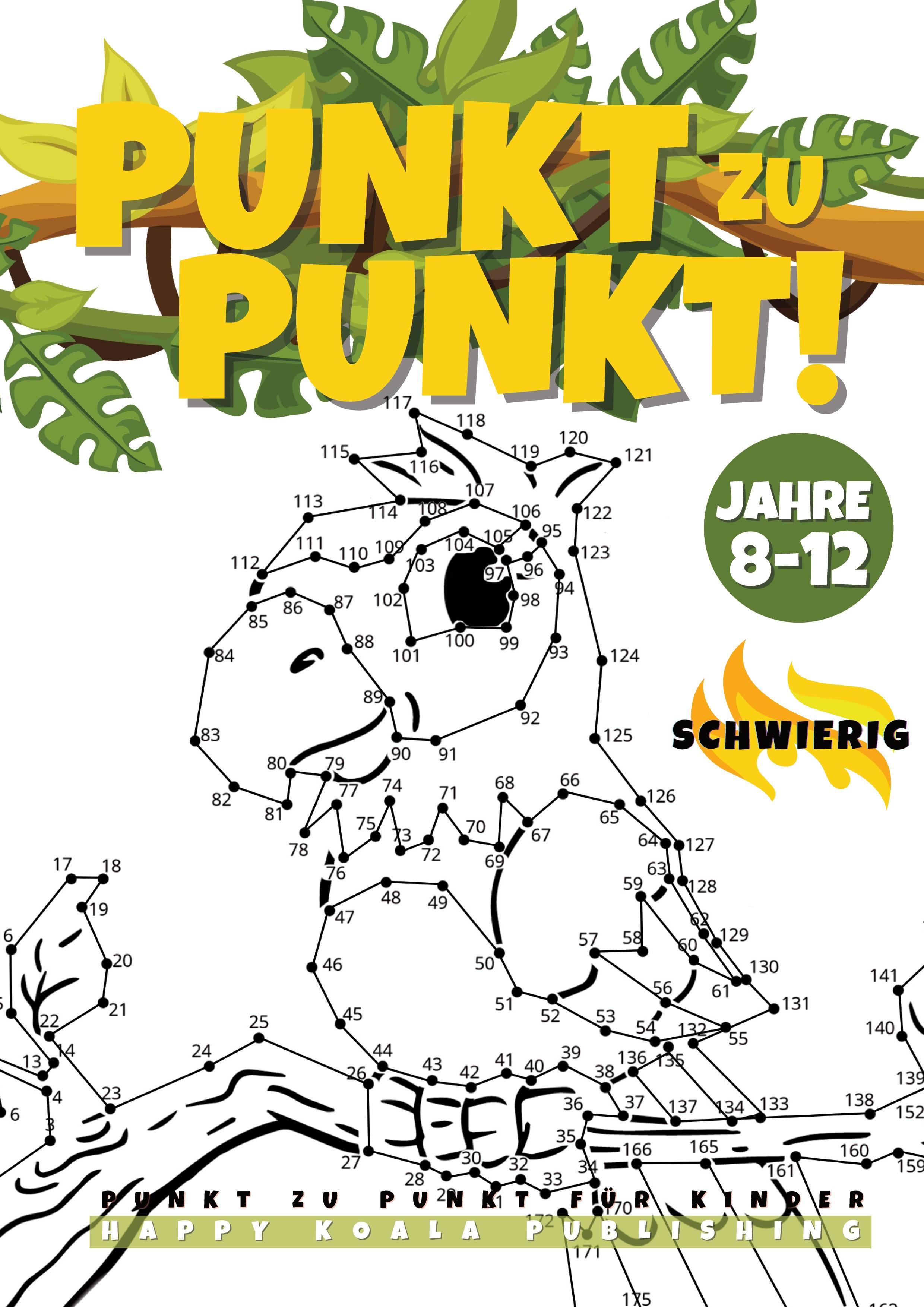 Vorderes Coverbild Punkt zu Punkt Kinder ab 8-12 schwierig