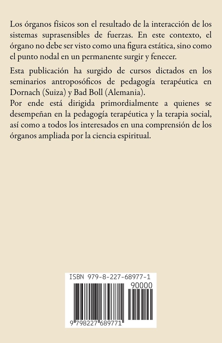 Rückseitencover El Ámbito de Acción de los Órganos