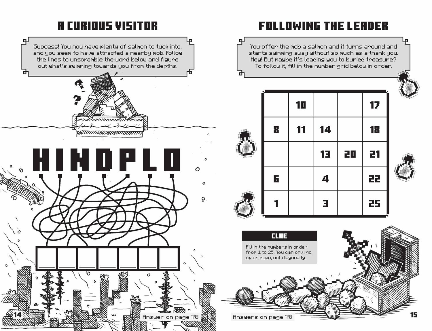 Beispielinhalt (Bild) Minecraft Brain Games