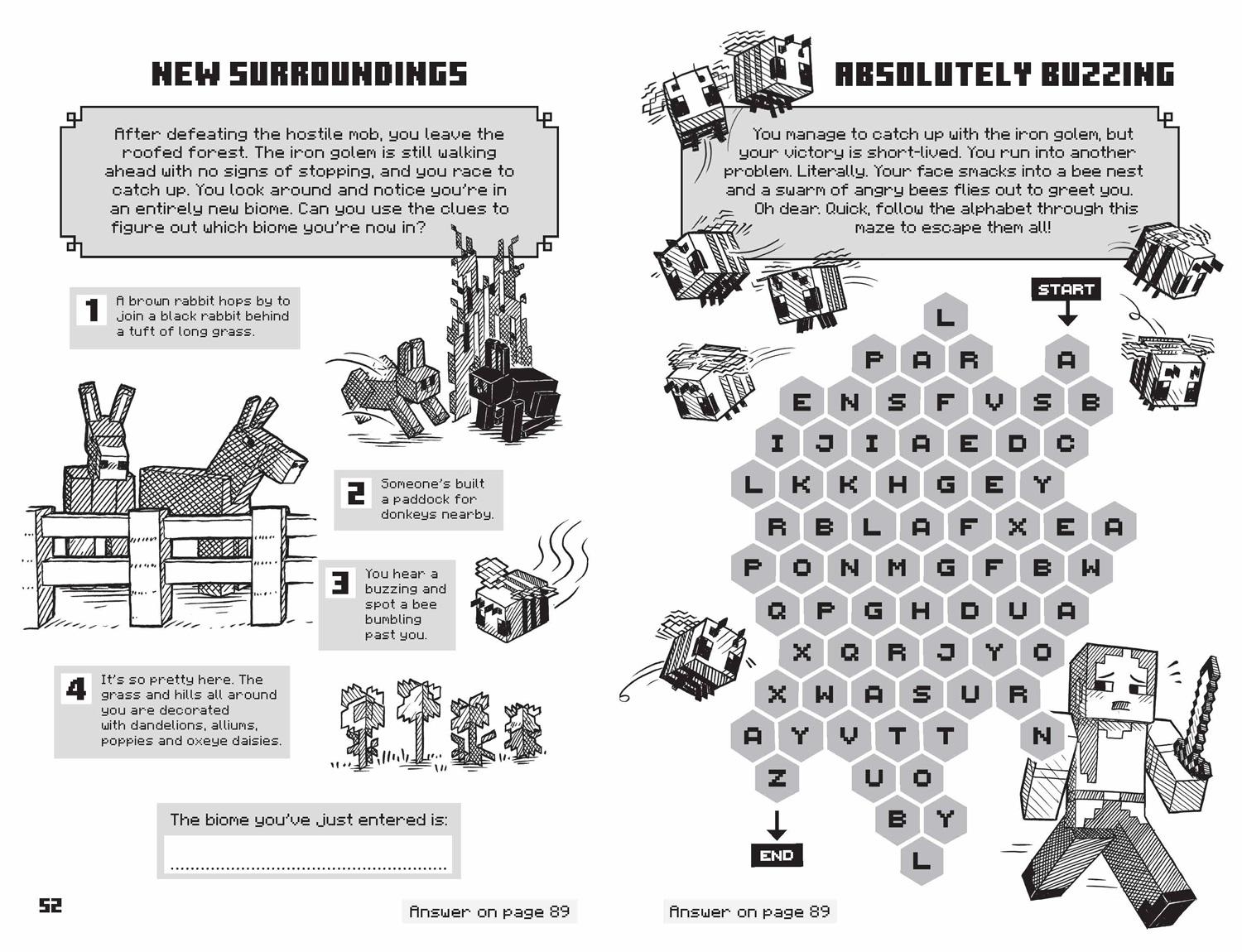 Beispielinhalt (Bild) Minecraft Brain Games