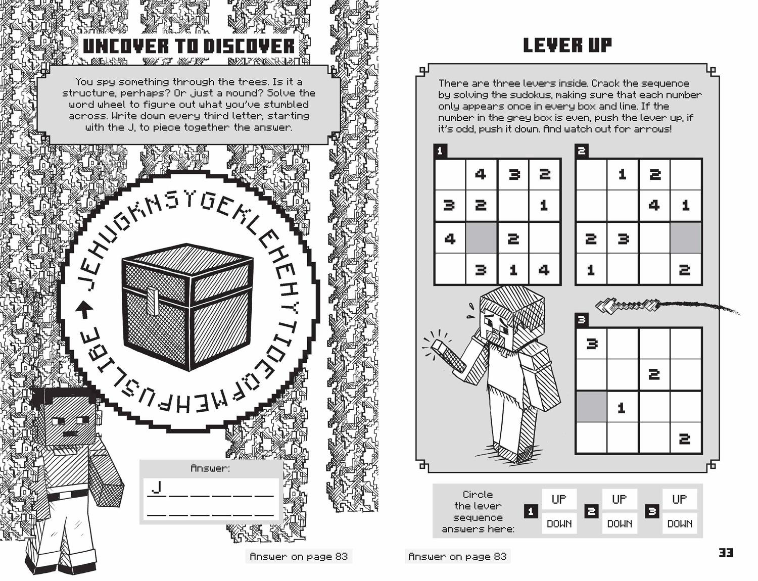 Beispielinhalt (Bild) Minecraft Brain Games