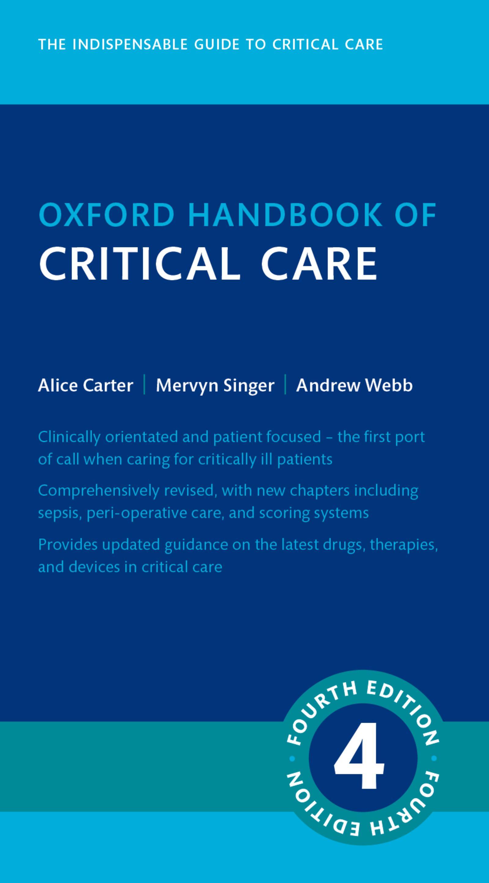 Vorderes Coverbild Oxford Handbook of Critical Care