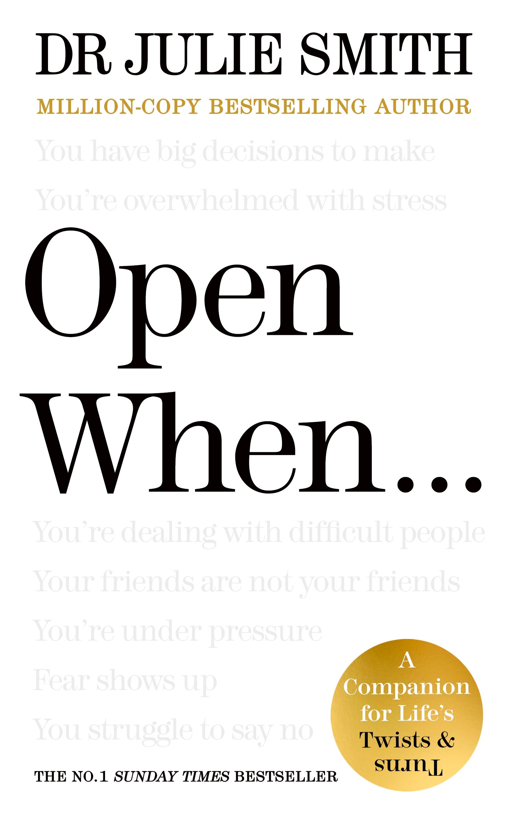 Vorderes Coverbild Open When...