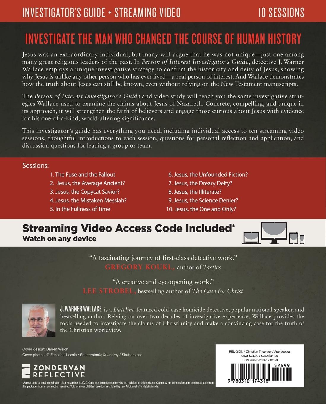 Rückseitencover Person of Interest Investigator's Guide plus Streaming Video | Softcover