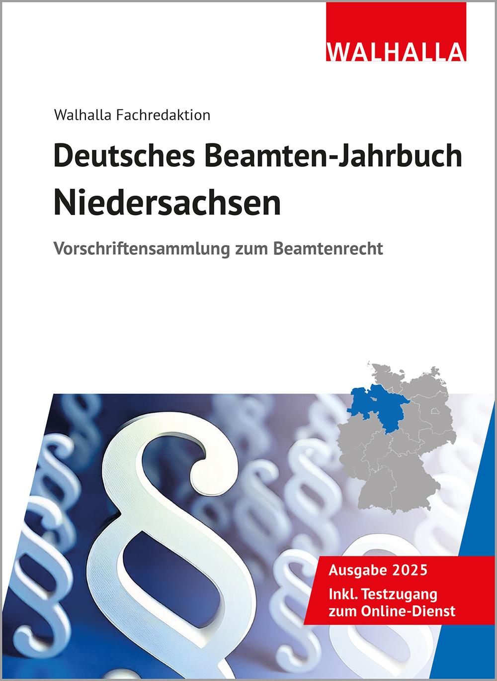 Vorderes Coverbild Deutsches Beamten-Jahrbuch Niedersachsen 2025