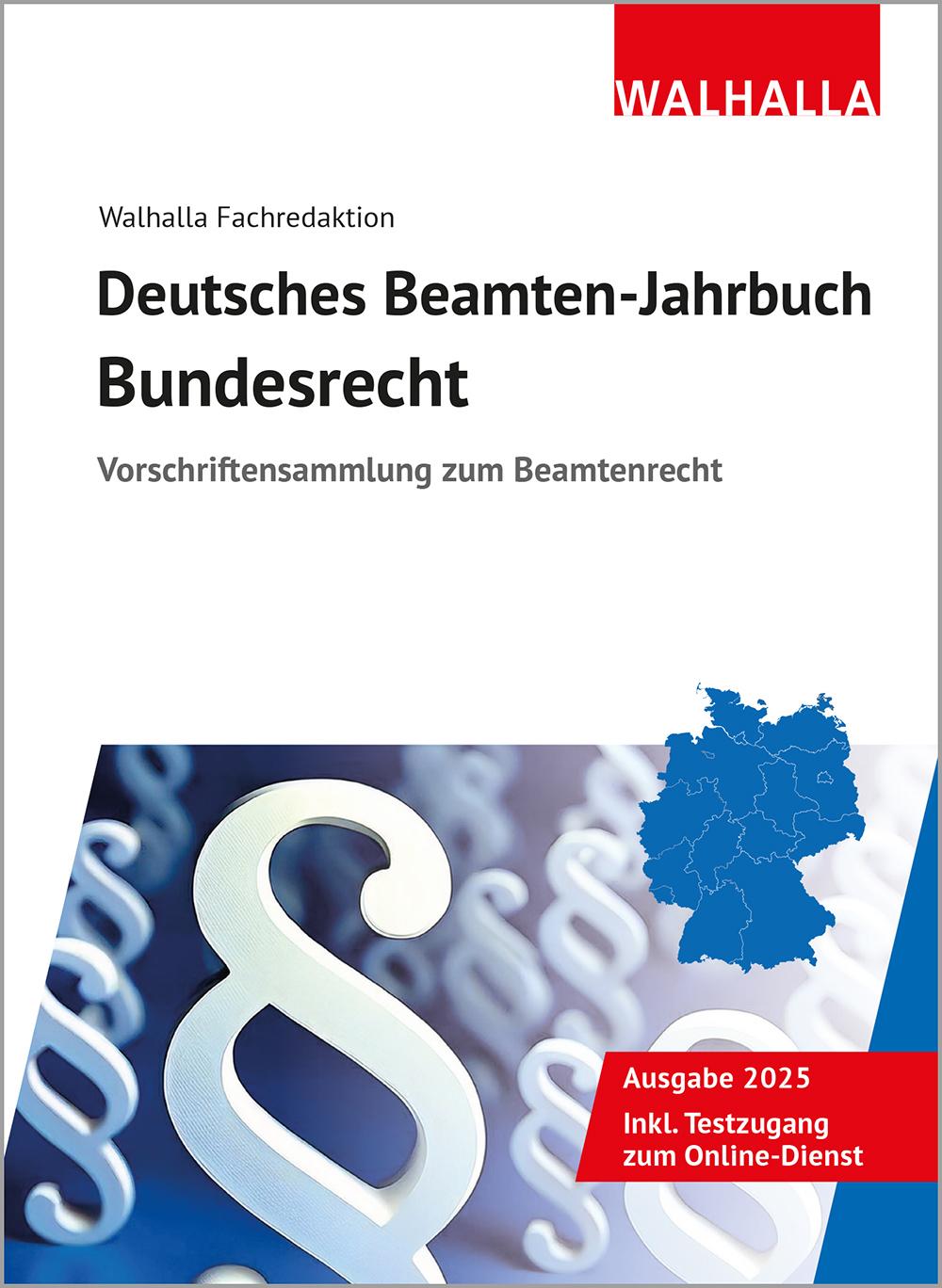 Vorderes Coverbild Deutsches Beamten-Jahrbuch Bundesrecht 2025