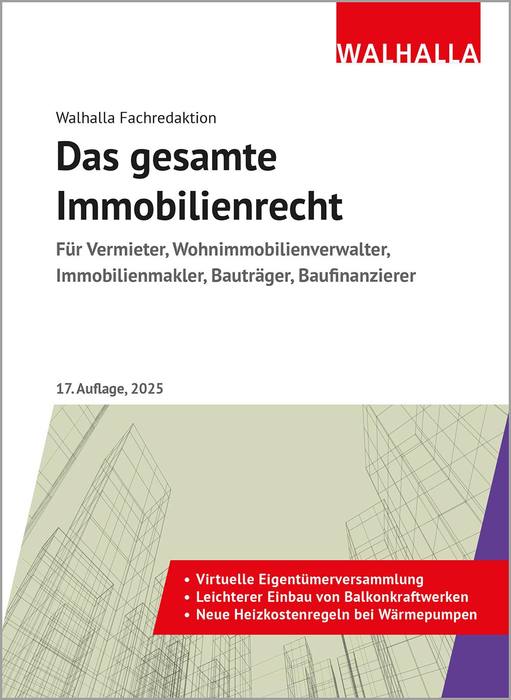 Vorderes Coverbild Das gesamte Immobilienrecht