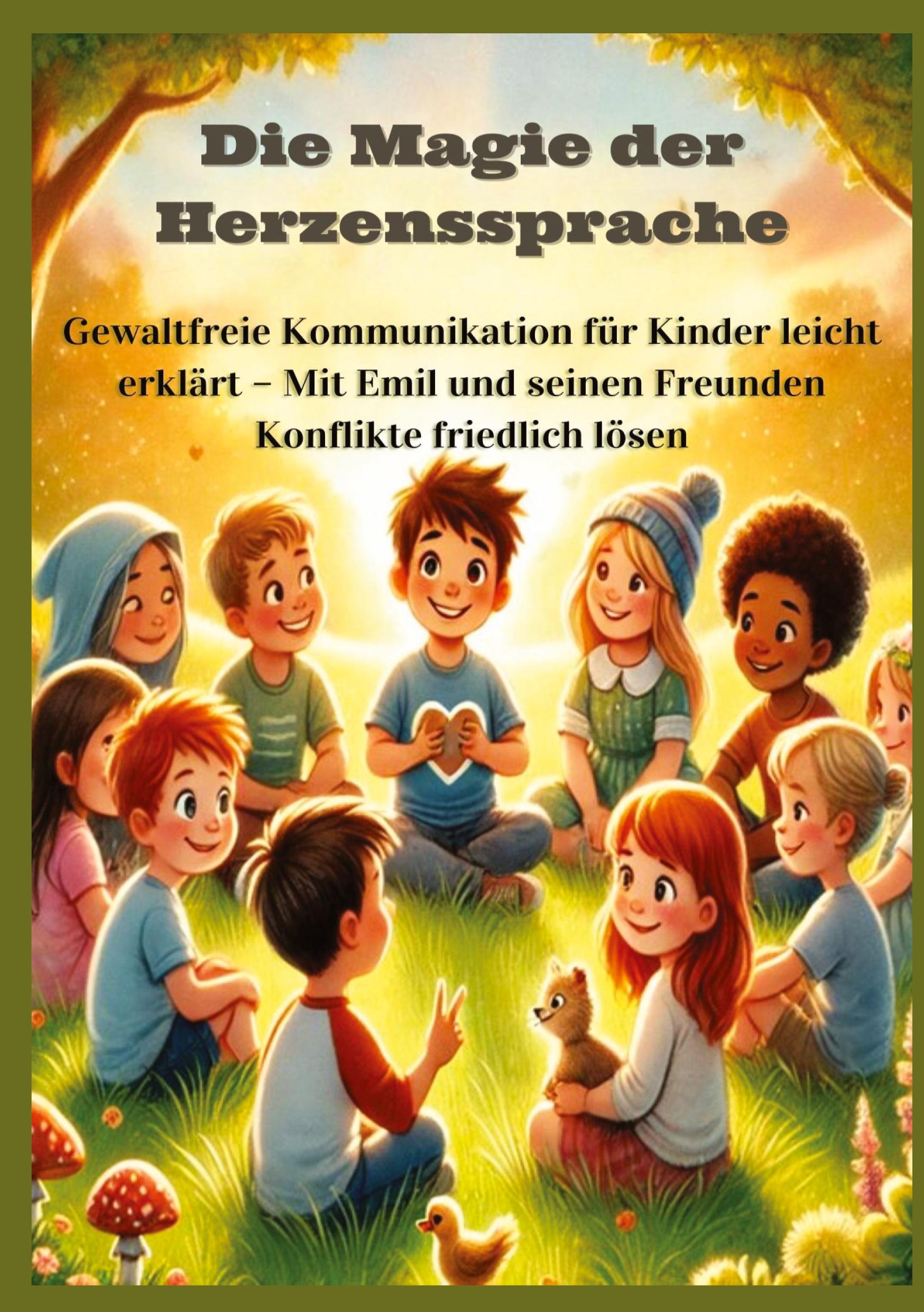 Vorderes Coverbild Die Magie der Herzenssprache: Die Magie der Herzenssprache: Gewaltfreie Kommunikation für Kinder leicht erklärt - Freundschaft und Konflikte friedlich lösen