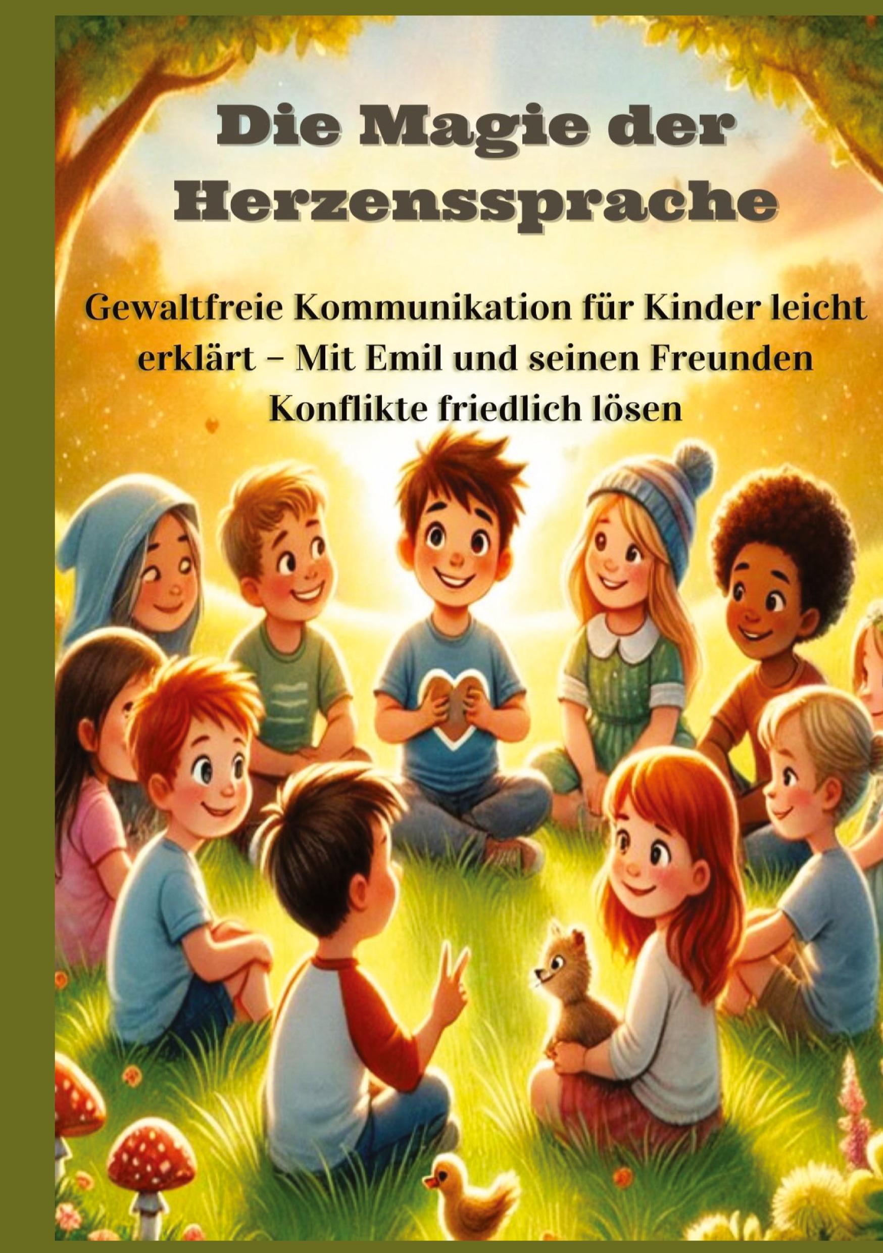 Vorderes Coverbild Die Magie der Herzenssprache: Die Magie der Herzenssprache: Gewaltfreie Kommunikation für Kinder leicht erklärt - Freundschaft und Konflikte friedlich lösen