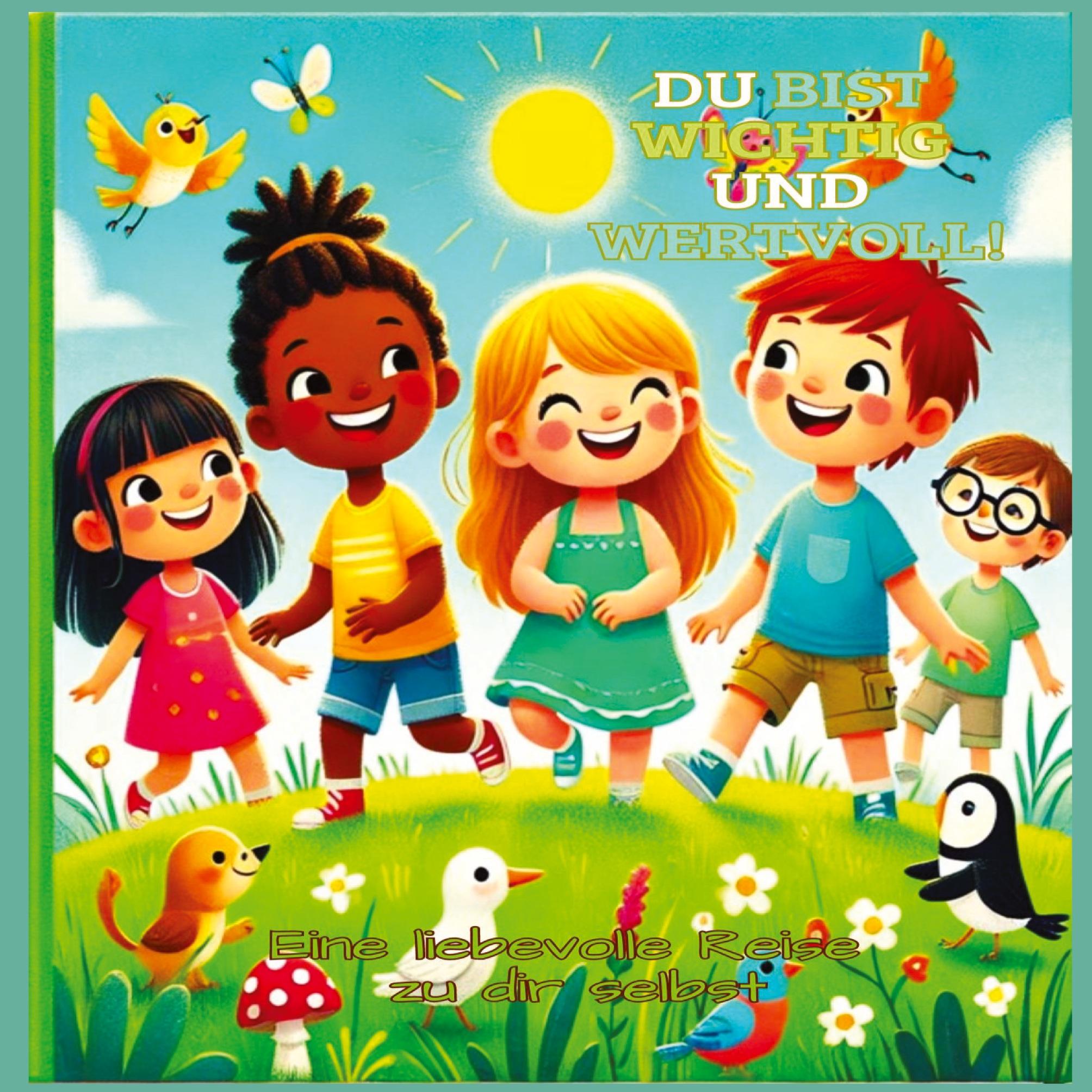 Vorderes Coverbild DU BIST WICHTIG UND WERTVOLL!  Du bist wichtig und wertvoll: Geschichten über Selbstbewusstsein, Mut und Freundschaft für Kinder