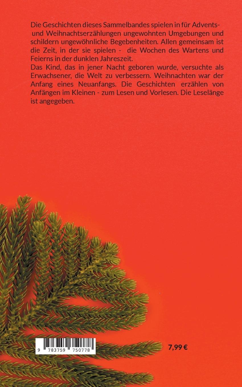 Rückseitencover Advent an der Kaffeemaschine