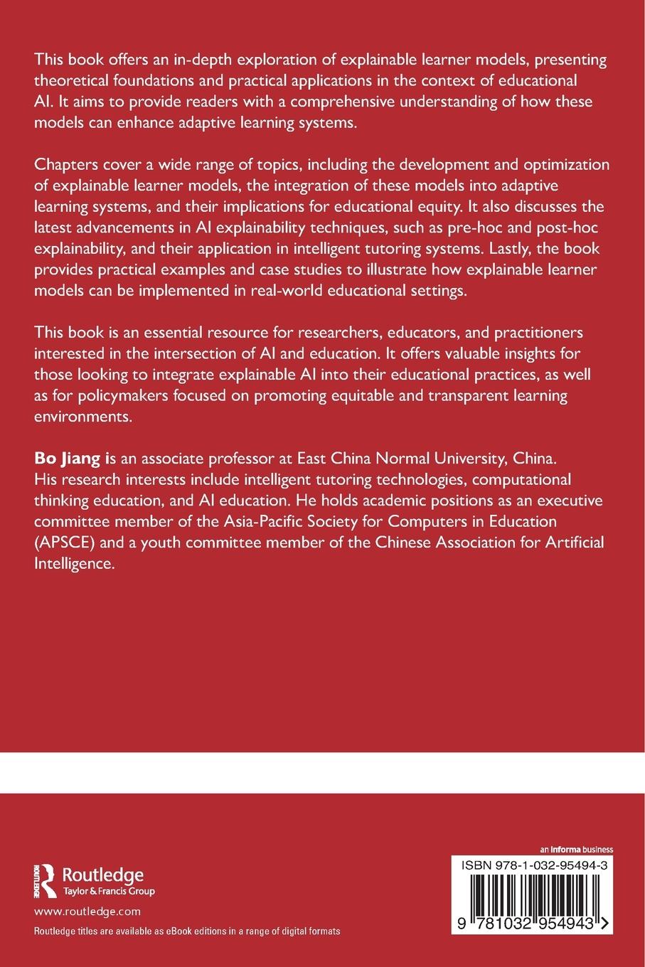 Rückseitencover Toward Trustworthy Adaptive Learning