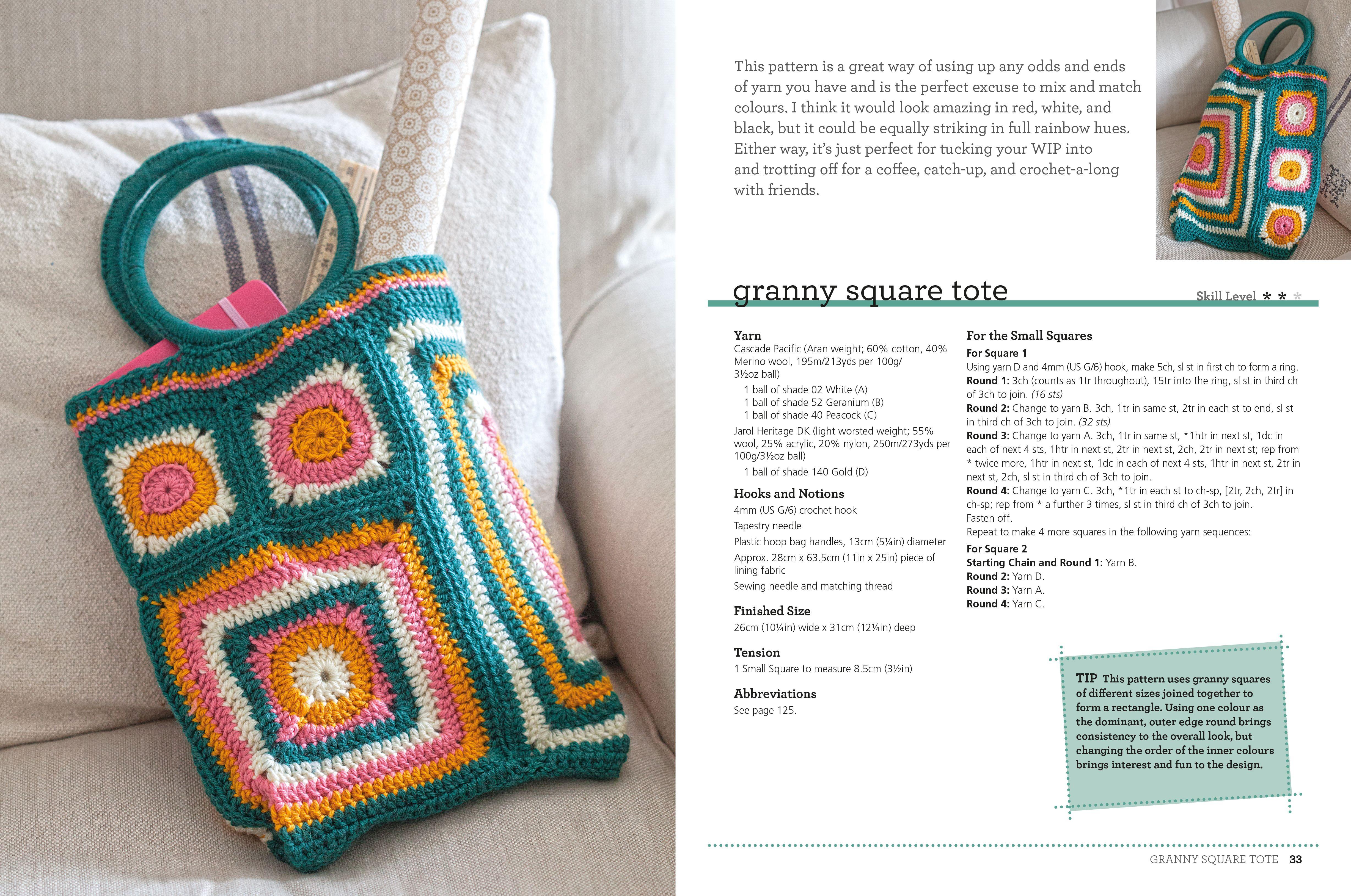Beispielinhalt (Bild) Crocheted Bags, Totes and Purses: 35 projects to make