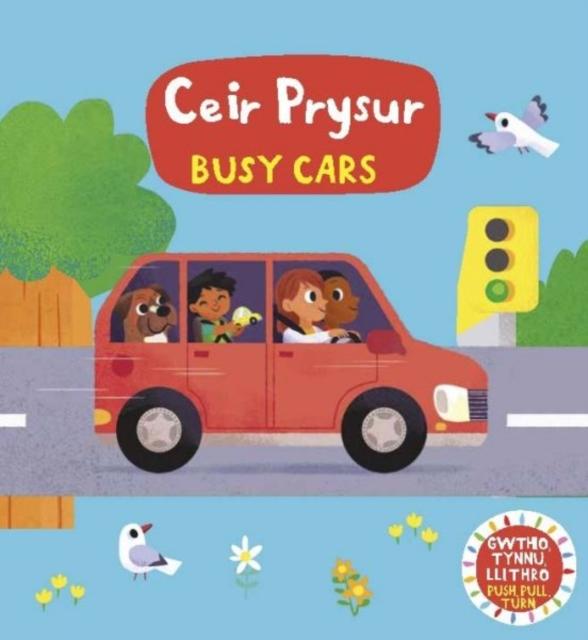 Vorderes Coverbild Cyfres Gwthio, Tynnu, Llithro: Ceir Prysur / Busy Cars