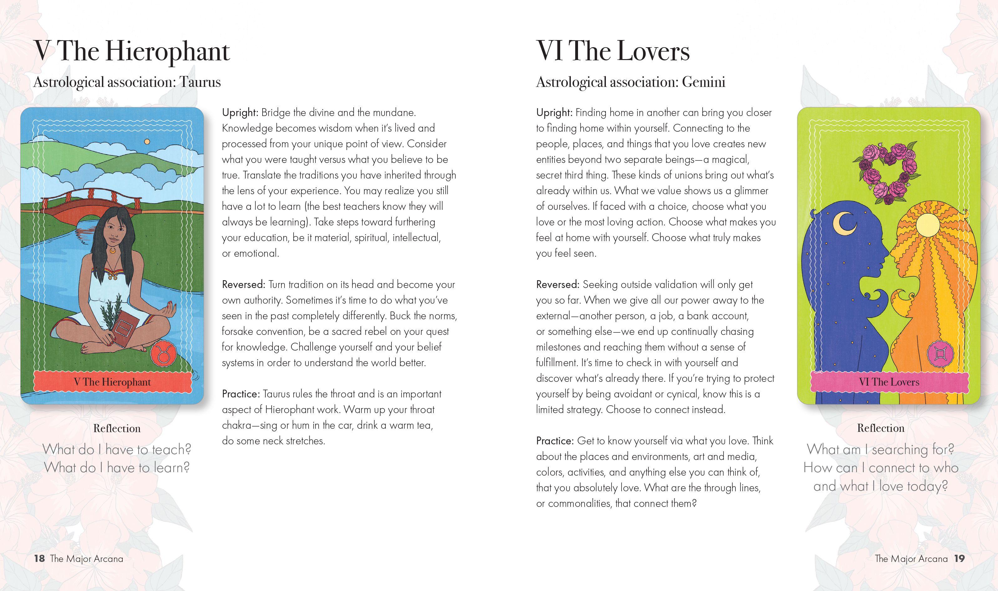 Beispielinhalt (Bild) Seasonal Power Tarot