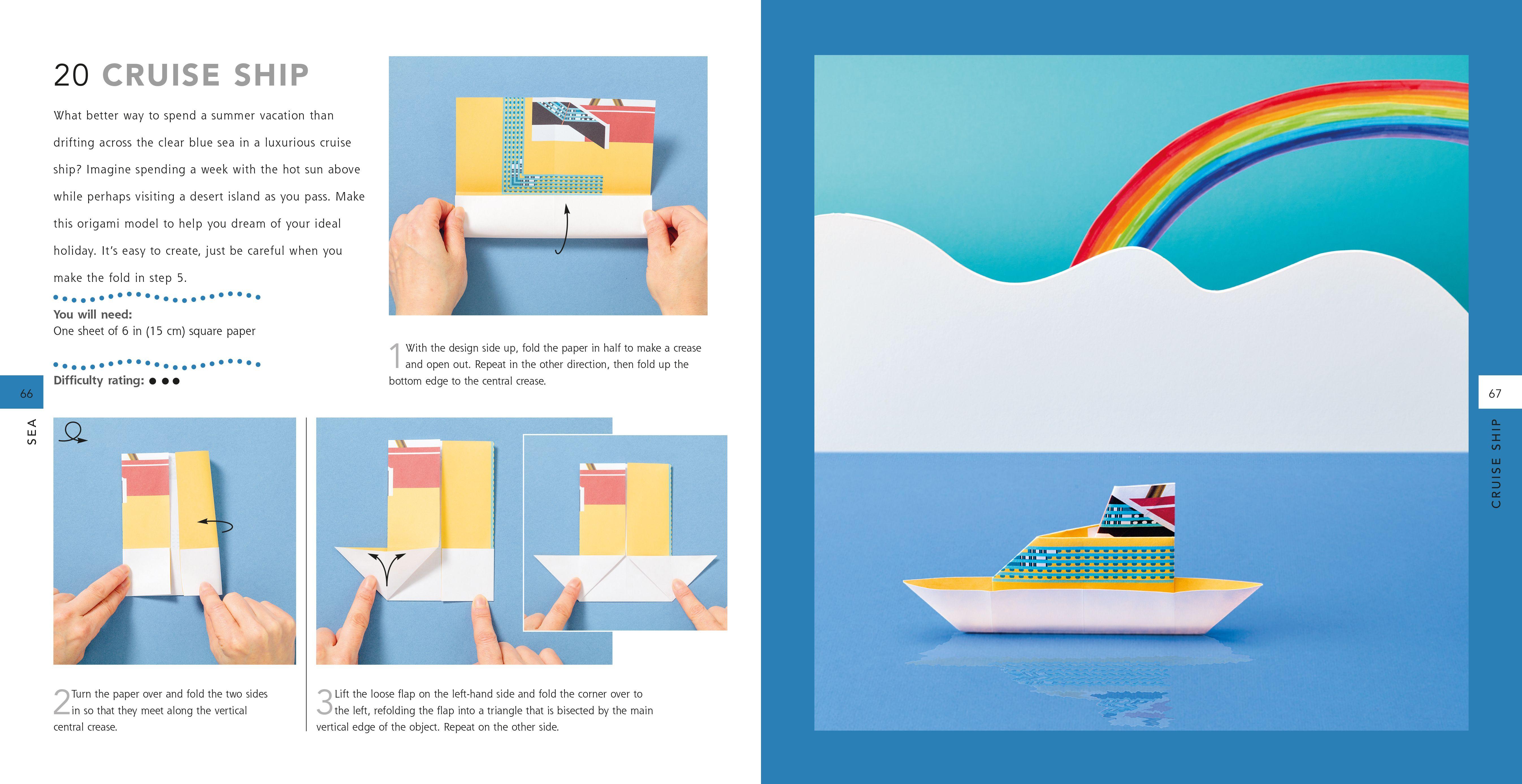 Beispielinhalt (Bild) Origami Transport