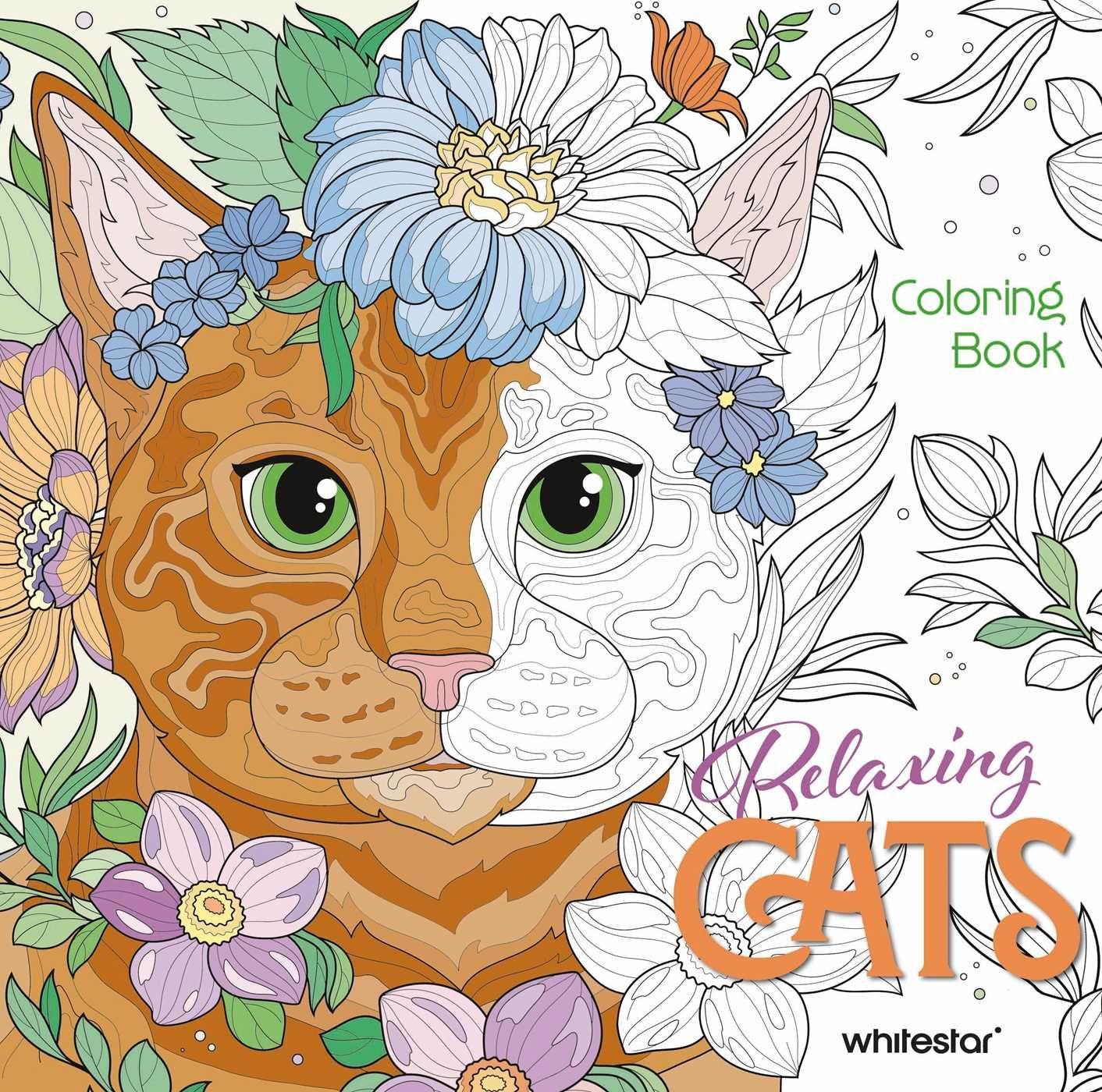 Vorderes Coverbild Relaxing Cats Coloring Book