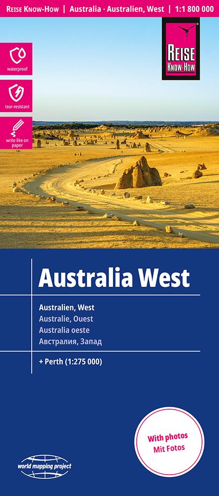 Vorderes Coverbild Reise Know-How Australien, West / Australia, West (1:1.800.000)
