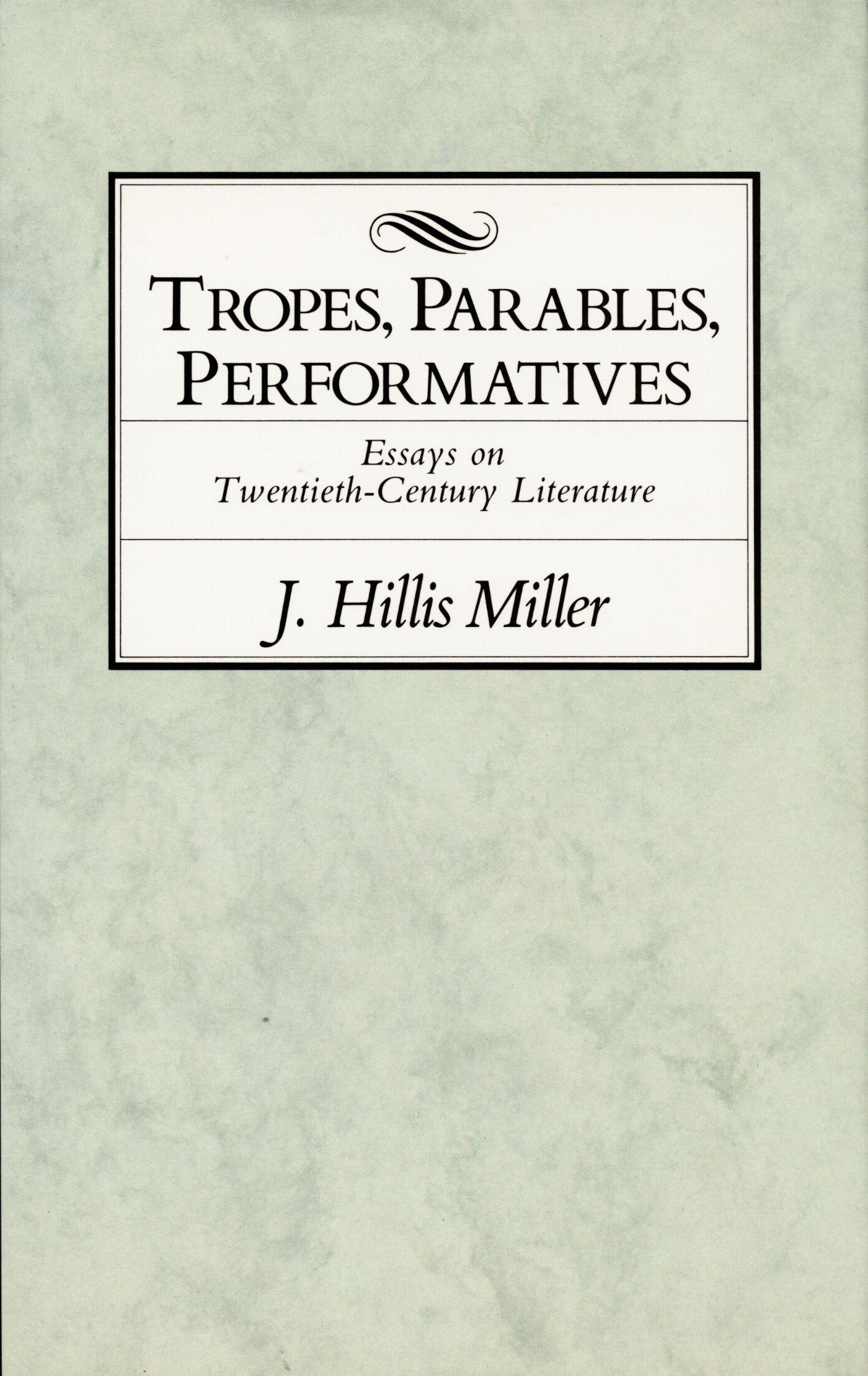 Vorderes Coverbild Tropes, Parables, and Performatives