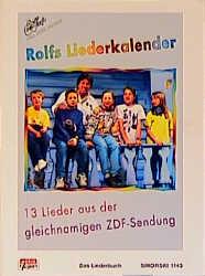 Vorderes Coverbild Rolfs Liederkalender