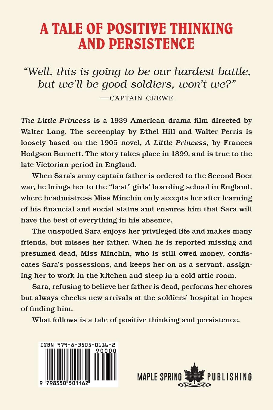 Rückseitencover The Little Princess