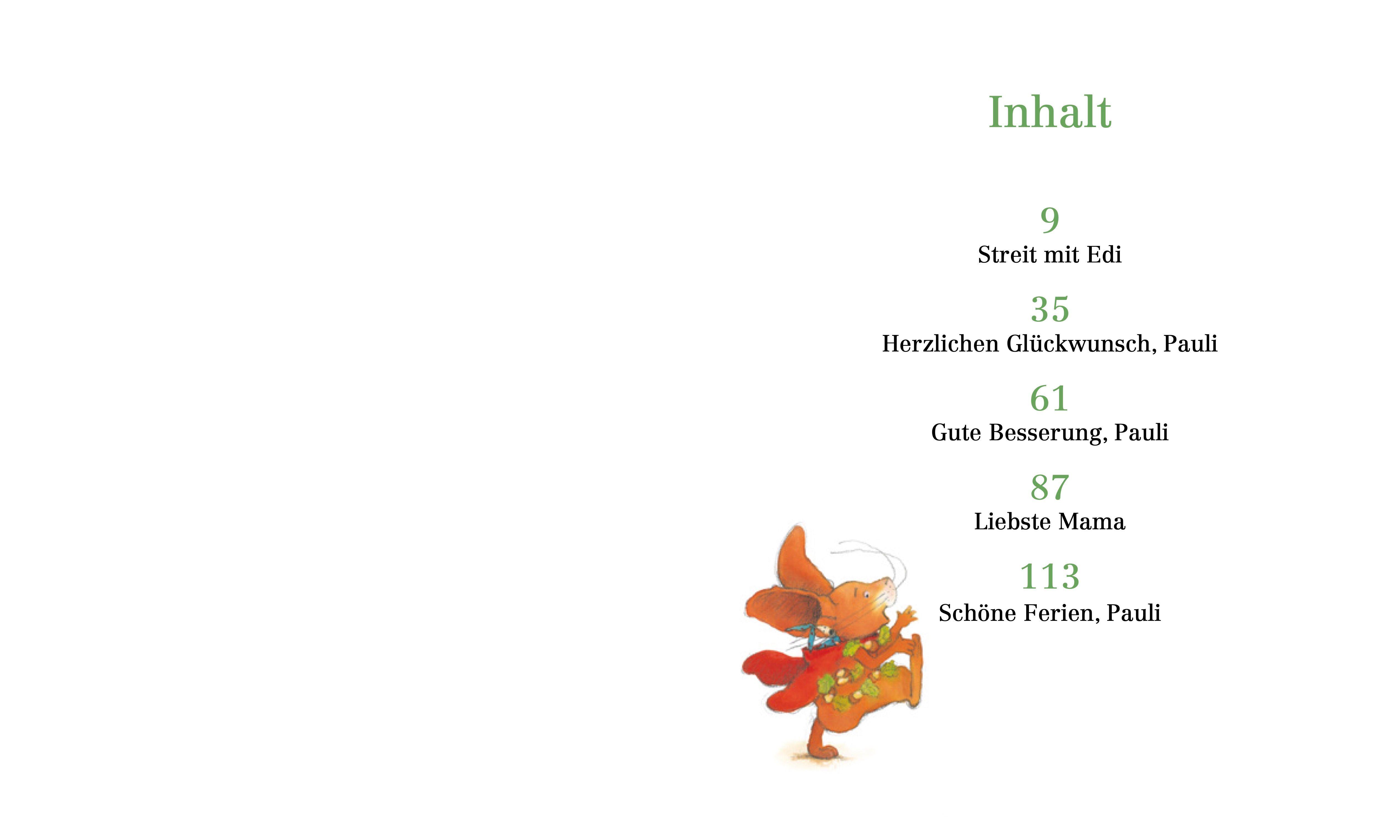 Beispielinhalt (Bild) Pauli - Die schönsten Geschichten für sonnige Tage