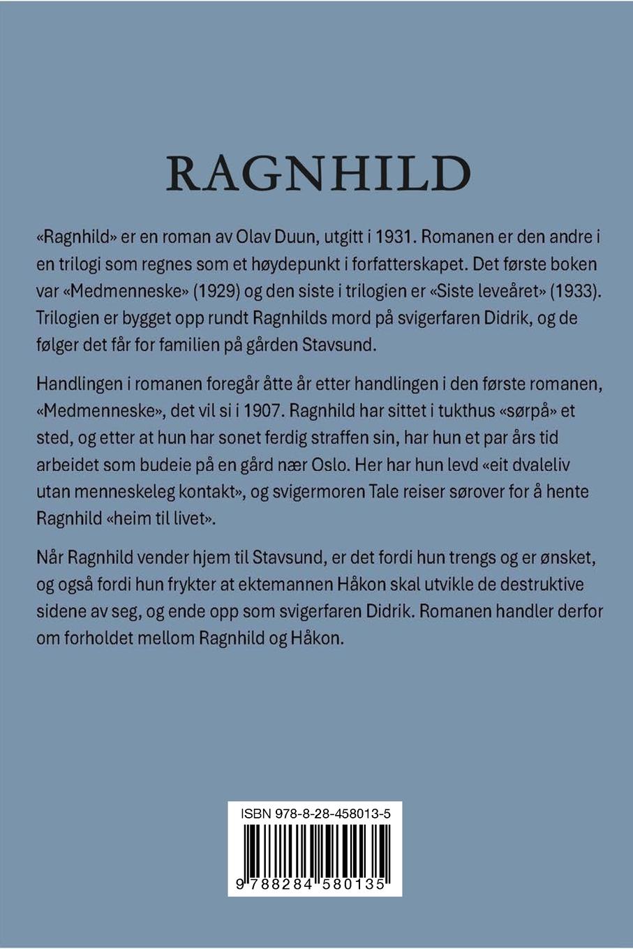 Rückseitencover Ragnhild