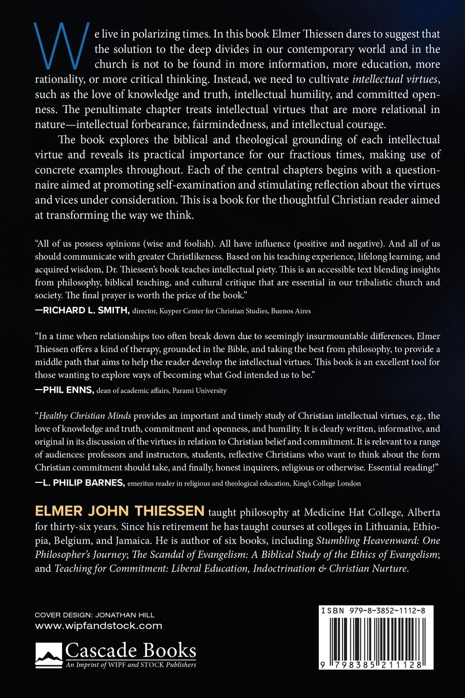 Rückseitencover Healthy Christian Minds