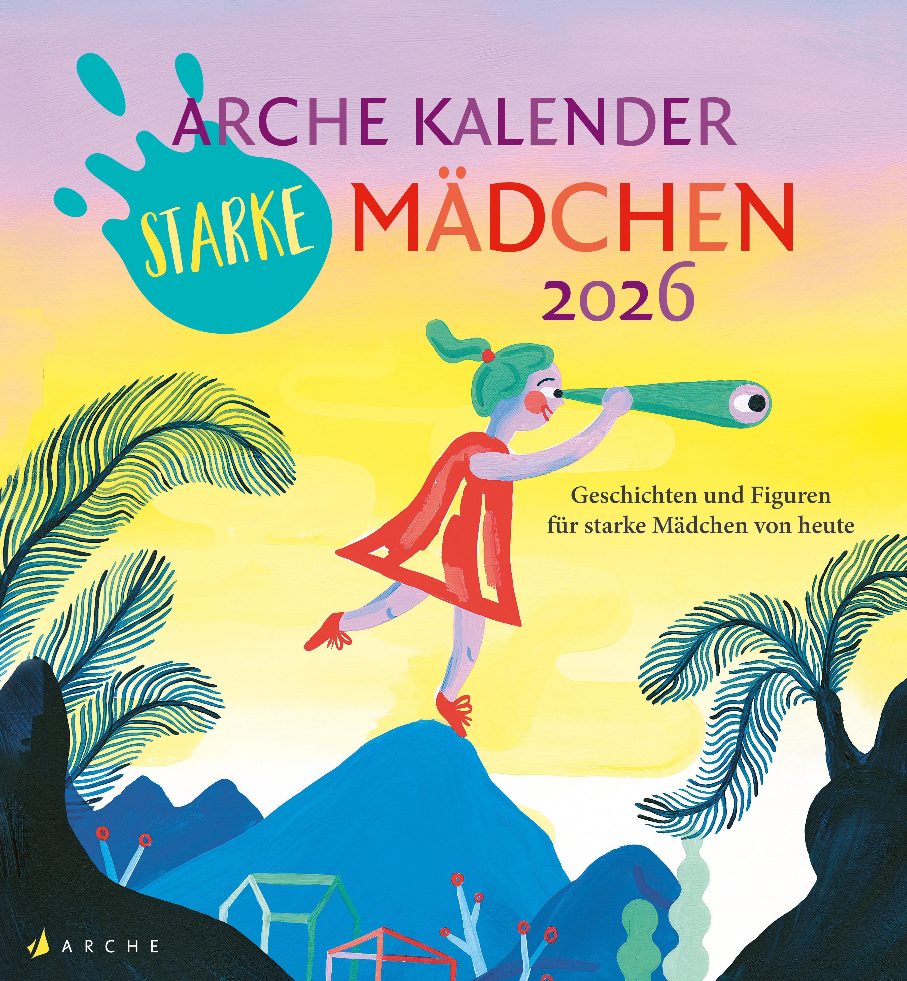 Vorderes Coverbild Arche Kalender Starke Mädchen 2026