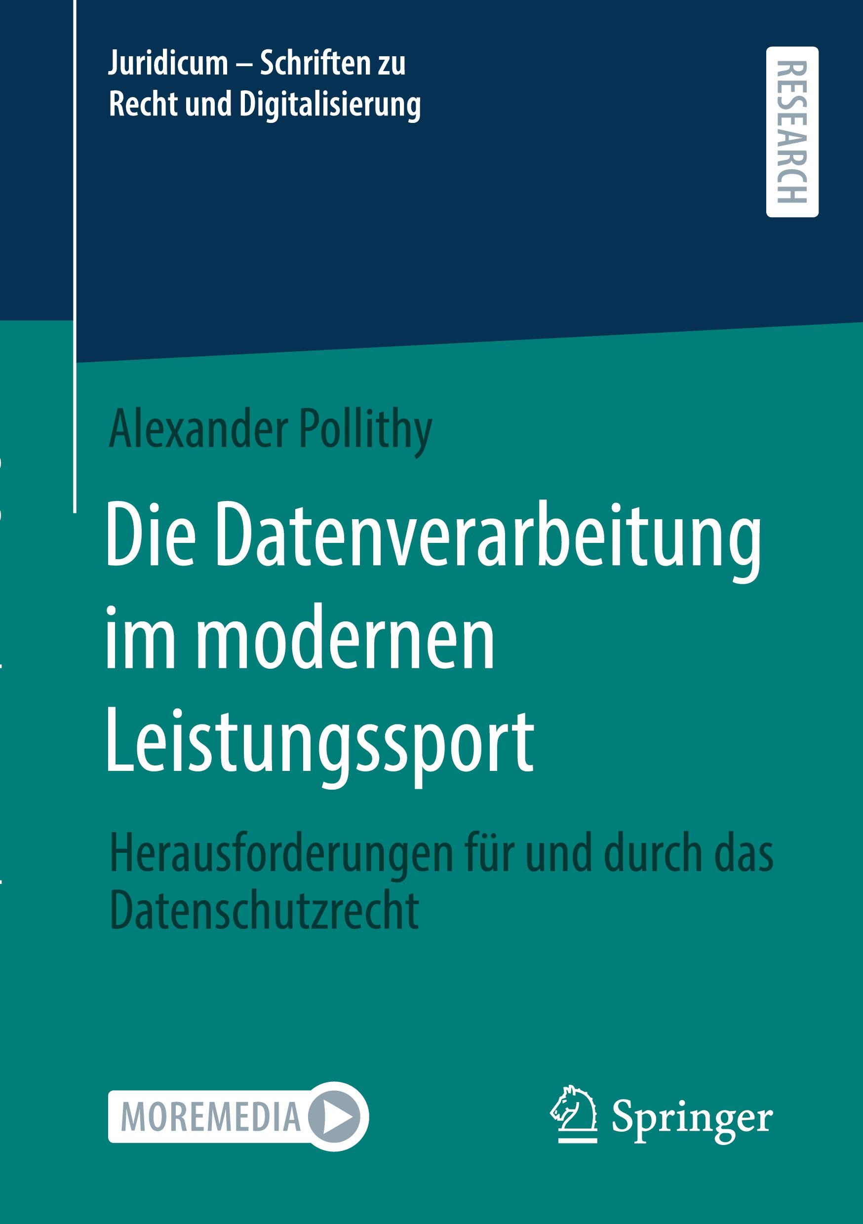 Vorderes Coverbild Die Datenverarbeitung im modernen Leistungssport
