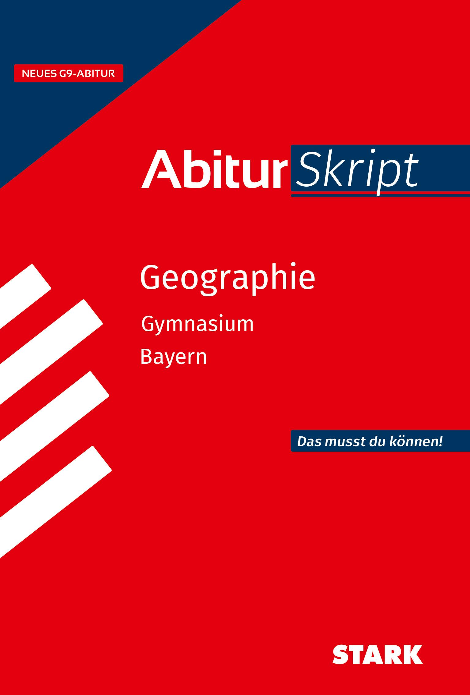 Vorderes Coverbild STARK Geographie - AbiturSkript Bayern