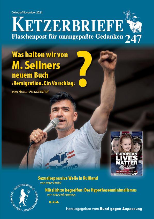 Vorderes Coverbild Was halten wir von M. Sellners neuem Buch "Remigration. Ein Vorschlag"?
