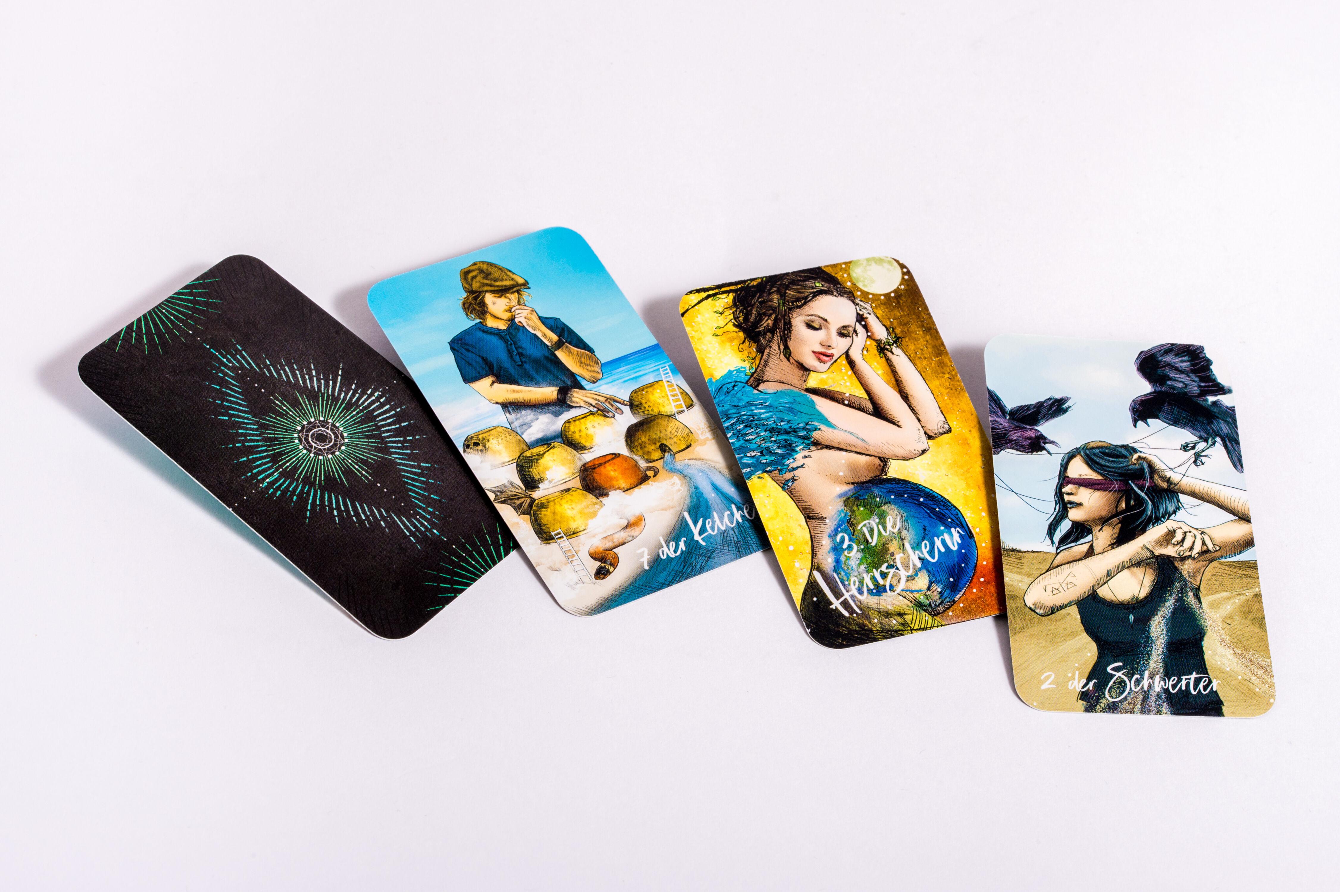 Beispielinhalt (Bild) Licht und Schatten Taschen-Tarot