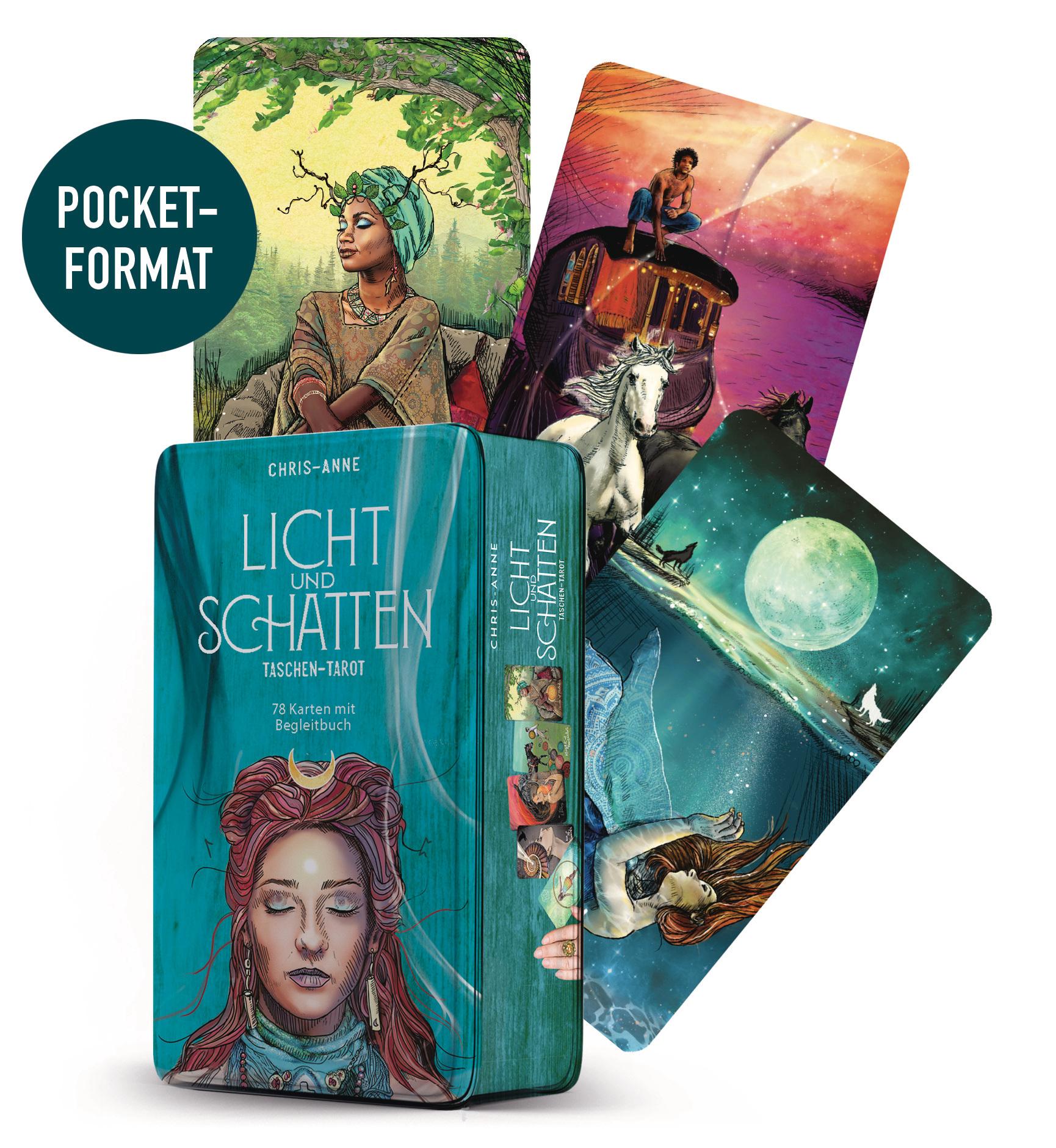 Vorderes Coverbild Licht und Schatten Taschen-Tarot
