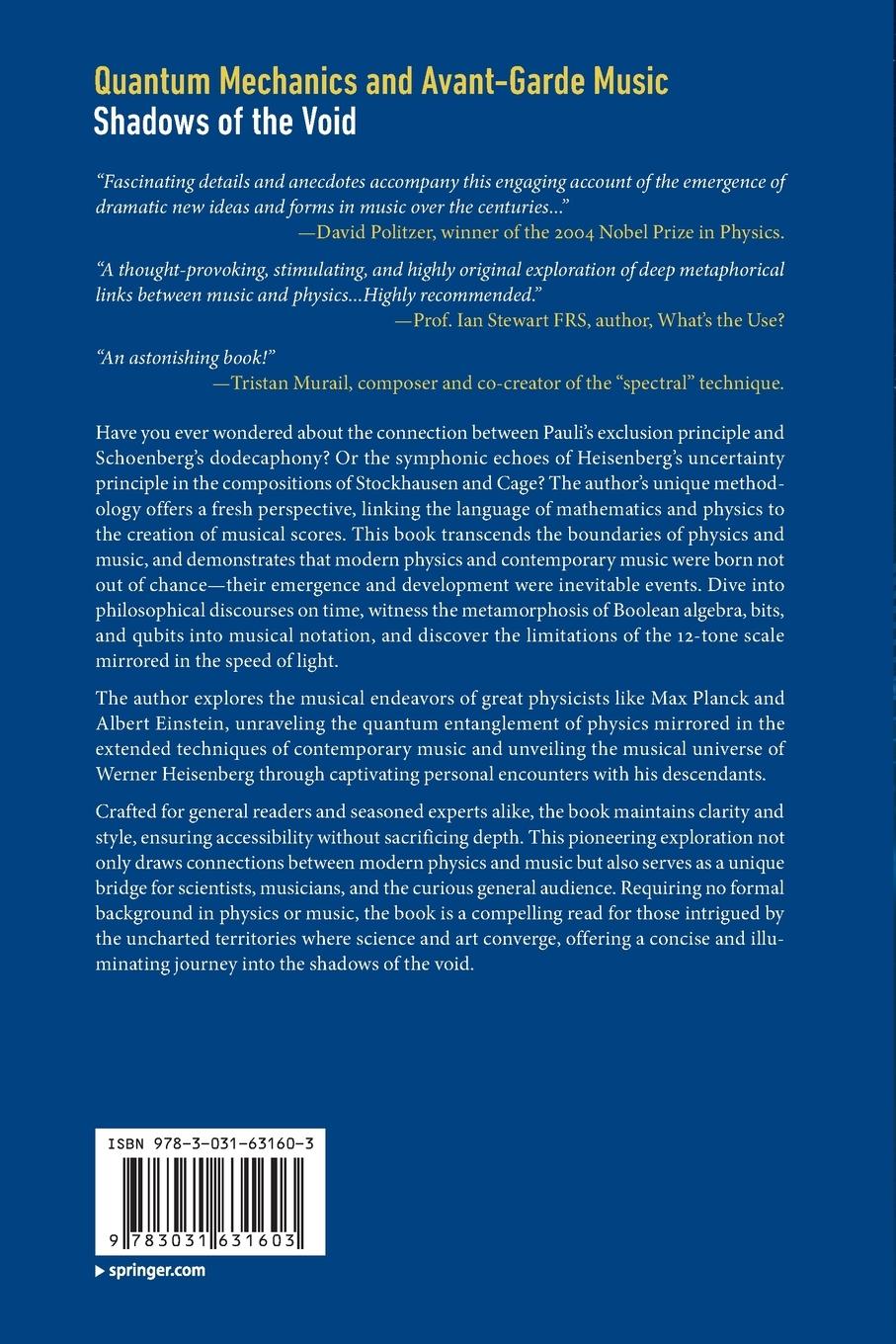 Rückseitencover Quantum Mechanics and Avant-Garde Music