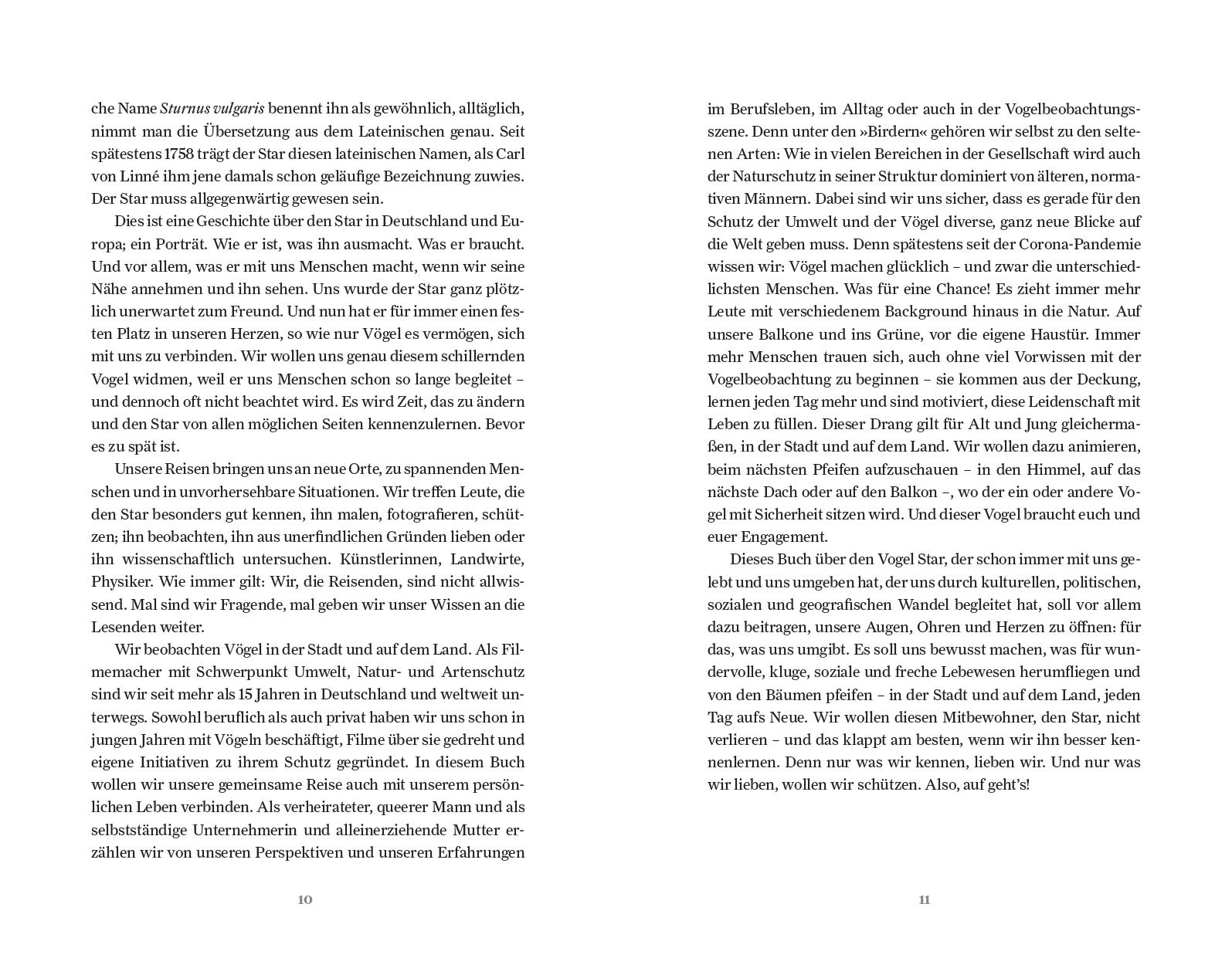 Beispielinhalt (Bild) Unter Staren