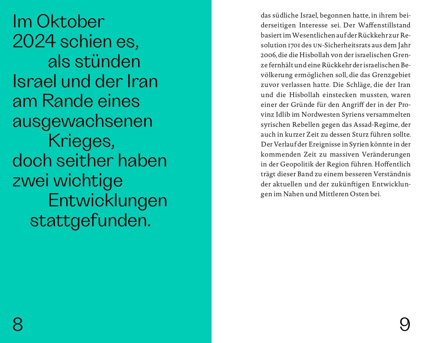 Beispielinhalt (Bild) Israel und der Nahe Osten