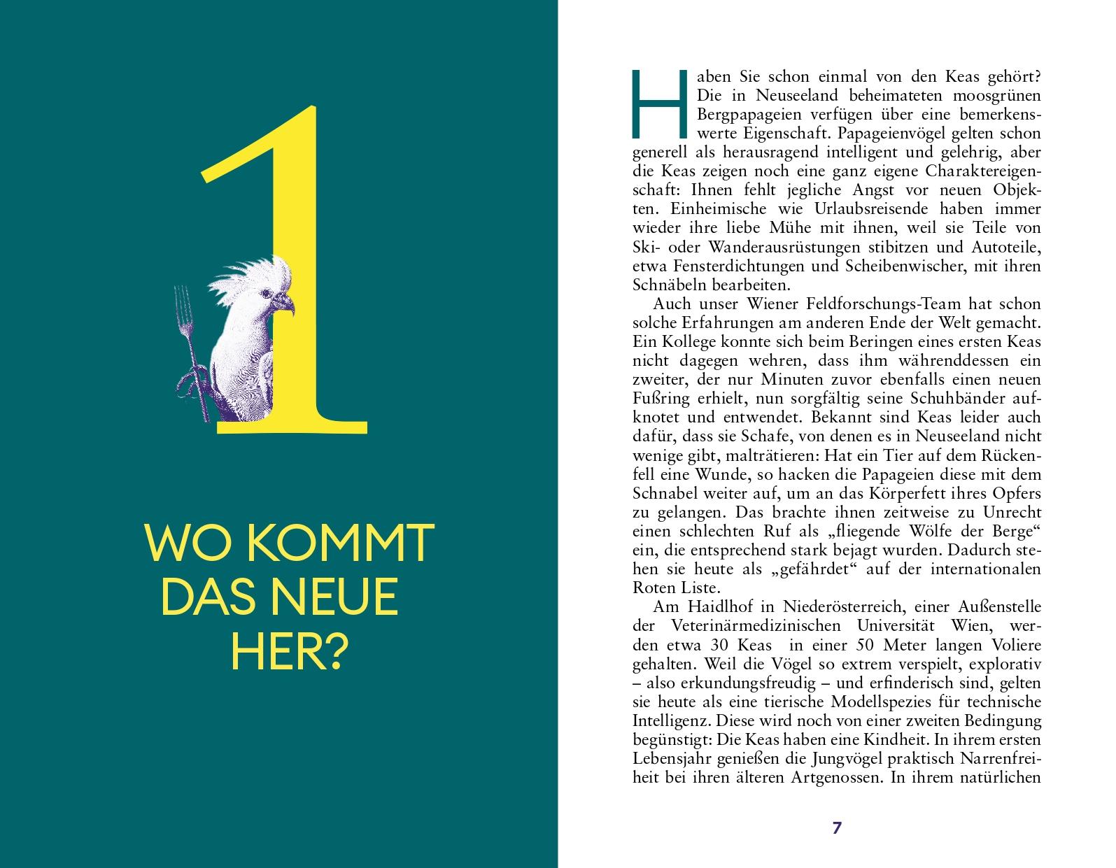 Beispielinhalt (Bild) Der Erfindergeist der Tiere