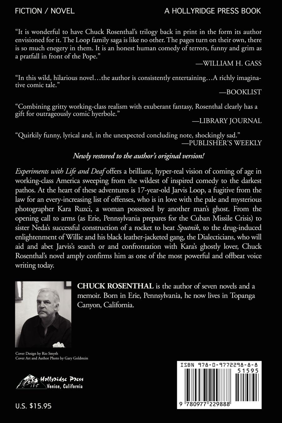 Rückseitencover Experiments With Life and Deaf (The Loop Trilogy