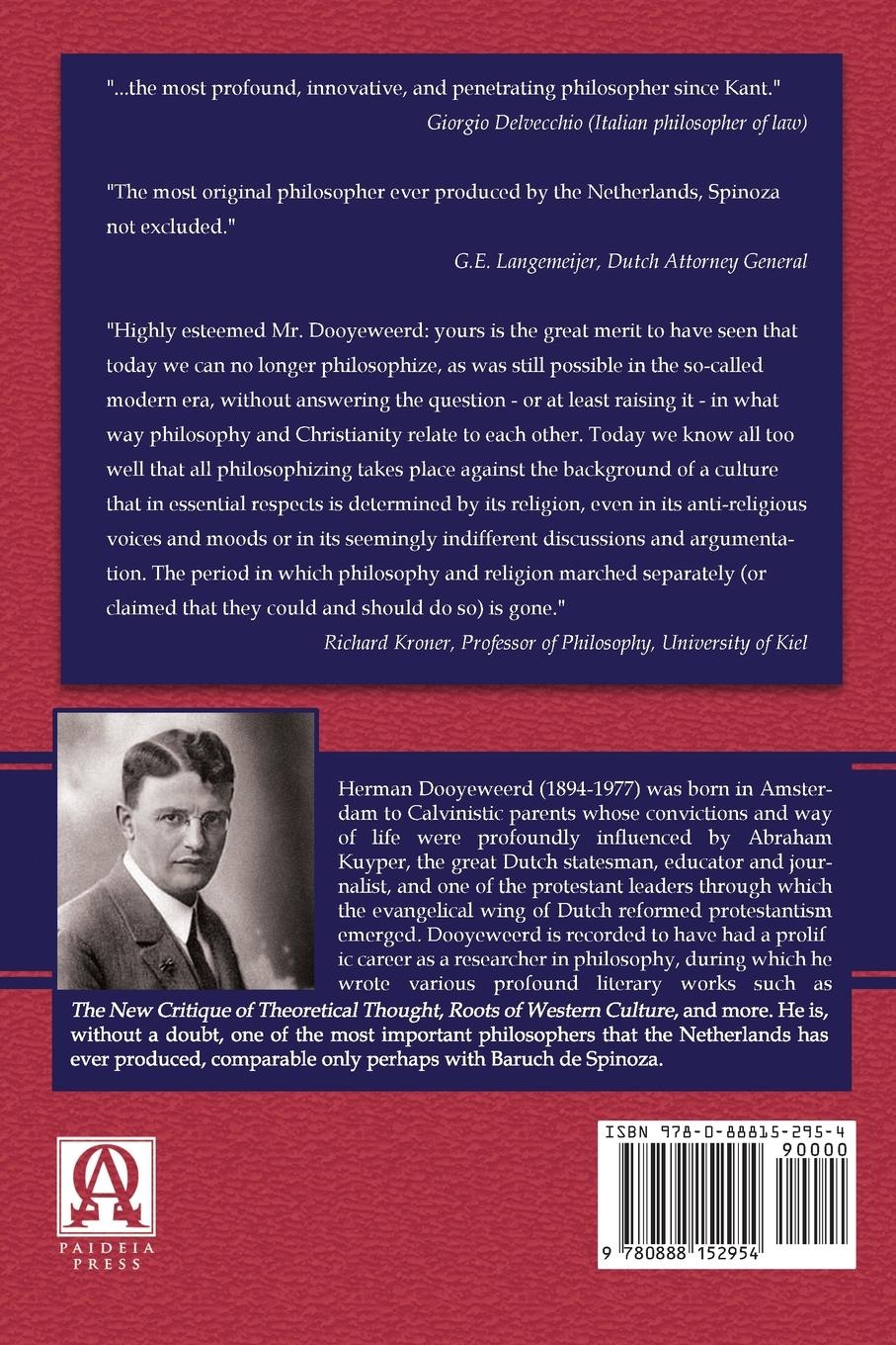 Rückseitencover A New Critique of Theoretical Thought, Vol. 1