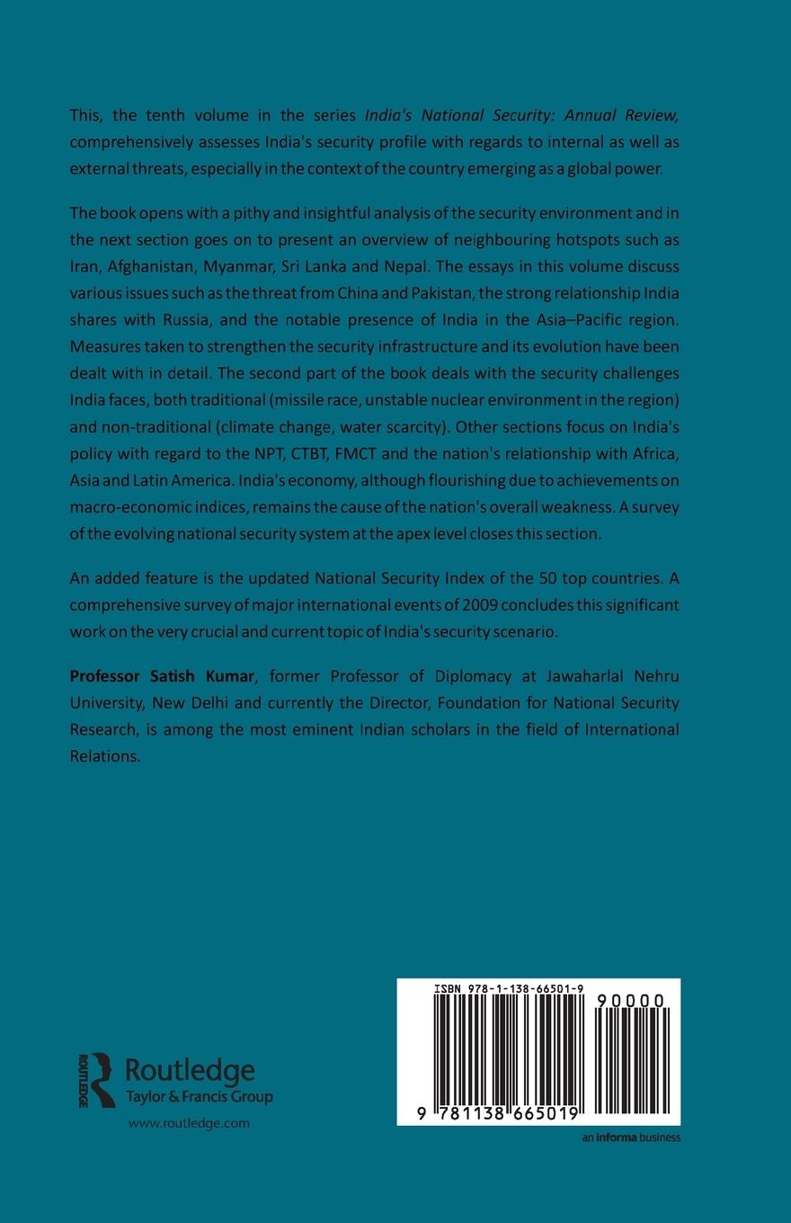 Rückseitencover India's National Security