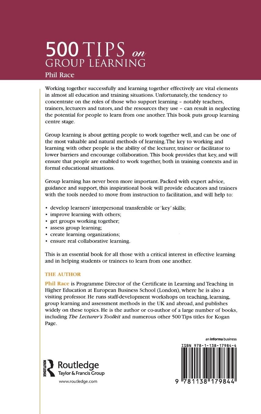 Rückseitencover 500 Tips on Group Learning