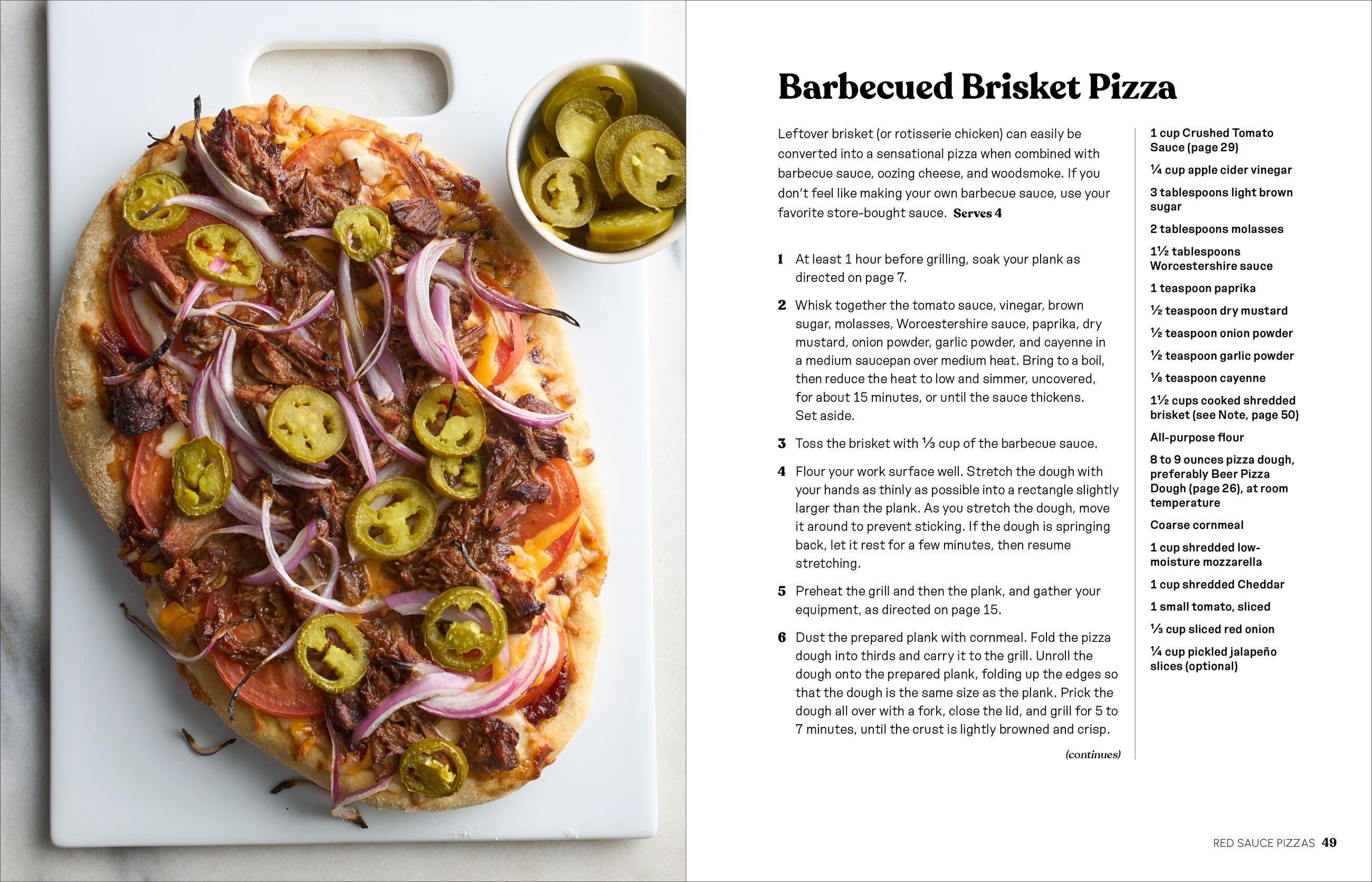 Beispielinhalt (Bild) Pizza on a Plank