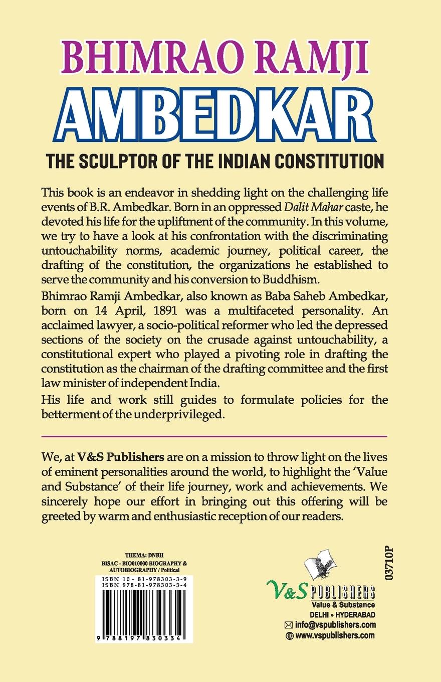 Rückseitencover Dr. B. R. Ambedkar