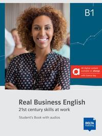 Vorderes Coverbild Real Business English B1 - Hybrid Edition allango. Student's Book