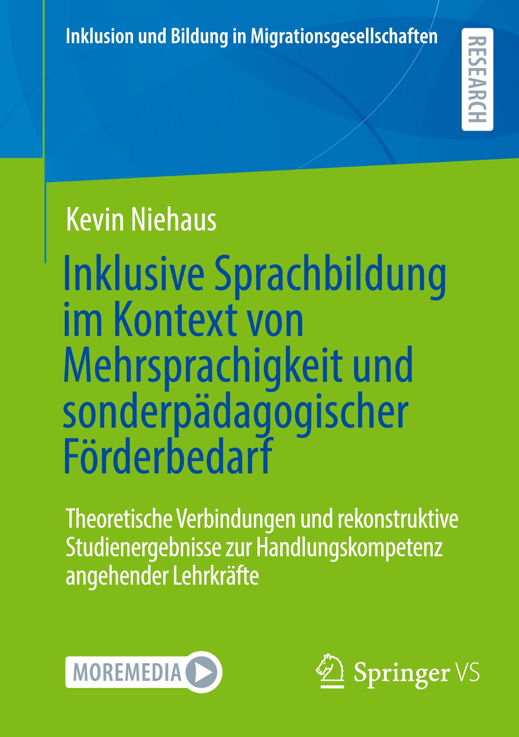 Vorderes Coverbild Inklusive Sprachbildung im Kontext von Mehrsprachigkeit und sonderpädagogischer Förderbedarf