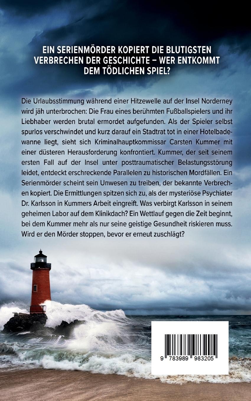 Rückseitencover Die Toten von Norderney | Ein nervenaufreibender Kriminalthriller an der Nordsee