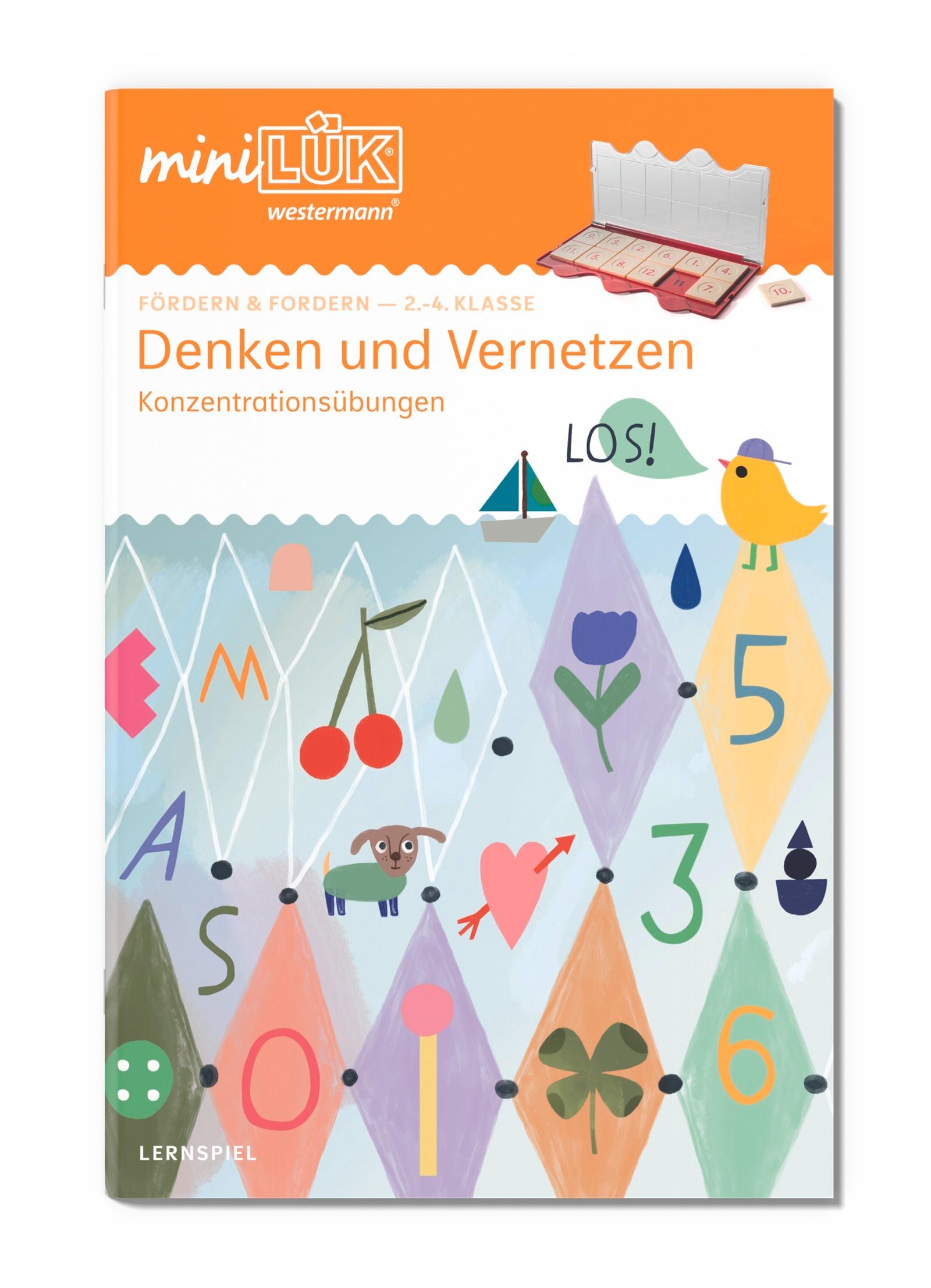 Vorderes Coverbild miniLÜK - 2./3./4. Klasse - Fördern & Fordern Denken und Vernetzen 2