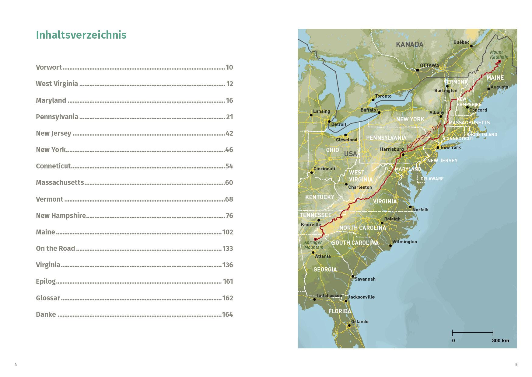 Beispielinhalt (Bild) Appalachian Trail