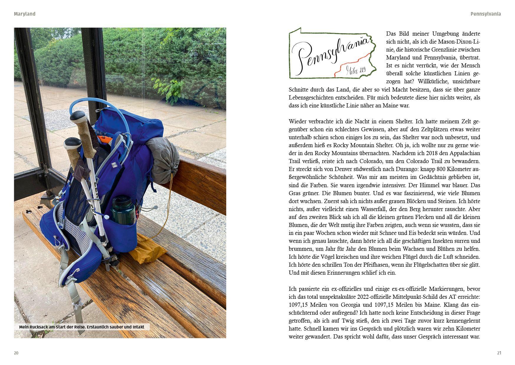 Beispielinhalt (Bild) Appalachian Trail